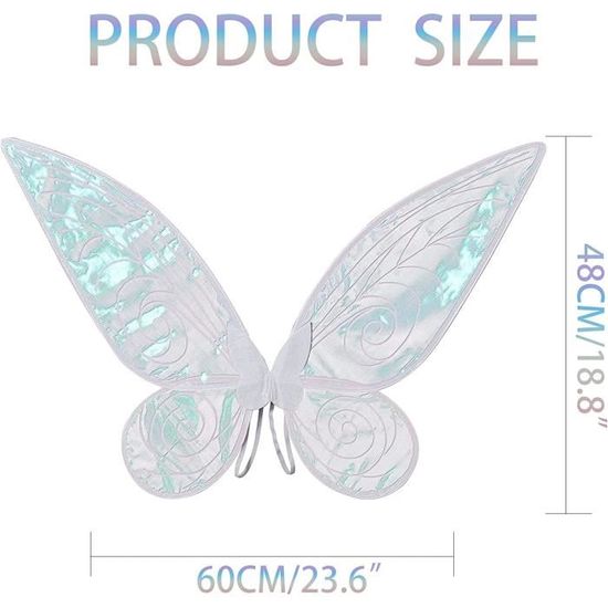 Elinrat Ailes De Fée, Ailes Dange - Ailes De Papillon Noires Dhallo Ailes De Fee En Filet Noir Sangles Elastiques Ac Amz B0cjnm Elinrat Ailes De Fée, Ailes Dange - Ailes De Papillon Noires Dhallo Ailes De Fee En Filet Noir Sangles Elastiques Ac Amz B0cjnm