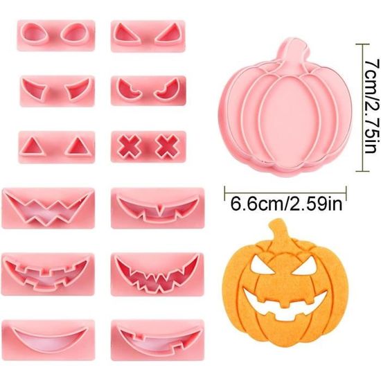 Emporte-pièce Halloween En Forme De Tête De Citrouille XXL - Acier Inoxydable - Pour Biscuits Et Décorations