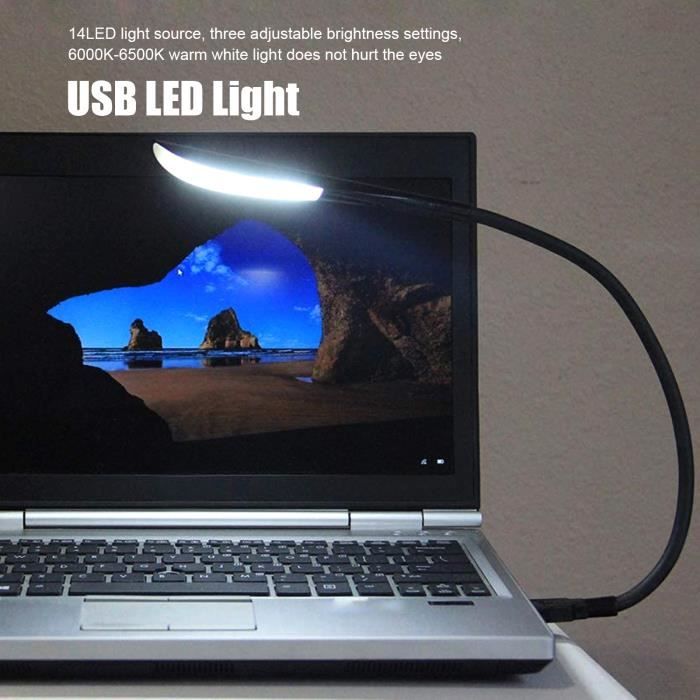 Lumière LED USB USB LED Light Night Light Liseuse Lampe de lecture PC Lampe  de lecture pour ordinateur puericulture veilleuse - Cdiscount Maison