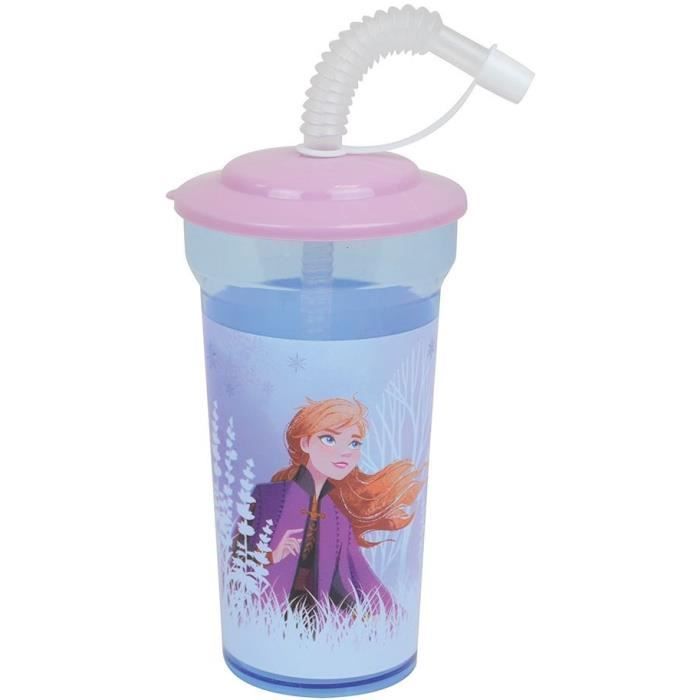 Vaisselle Enfant Reine Des Neiges - Assiette, Bol Et Gobelet Sans BPA - 3 Pièces