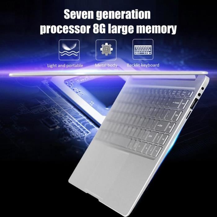13.3 Pouces Ultrabook avec 8G RAM 64GB SSD pour3