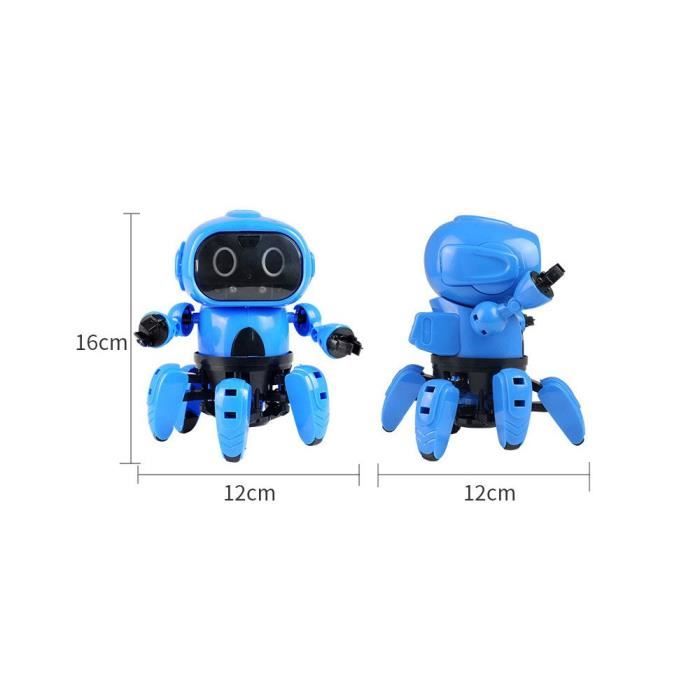Kit De Construction Robot 4 En 1 Télécommandé – 813 Pièces STEM Rechargeable – Cadeau Parfait Pour Enfants De 6 à 12 Ans – Garçons Et Filles