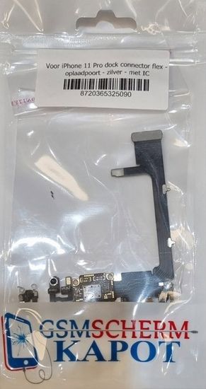 Accessoire Réparation IPhone DBEIXIWEI Câble Flex Chargeur IPhone 11 Pro - Port De Rechange - Noir Port De Charge Remplacement - Foto 6