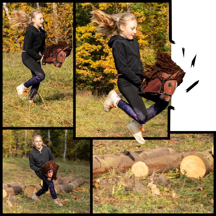 Ensemble Hobby Horse : Licol A3 avec Fourrure Blanche + Attache en Ensemble Hobby Horse : Licol A3 avec Fourrure Blanche + Attache en
