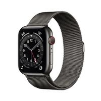 Apple Watch Series 6 GPS + Cellular - 44mm Boîtier acier Graphite-Bracelet Graphite (2020) - Reconditionné - Excellent état