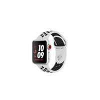 Apple Watch Nike+ GPS + Cellular - Boîtier 38 mm Argent Aluminium - Bracelet Nike Noir (2017) - Reconditionné - Excellent état