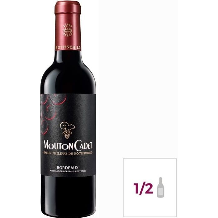 Mouton Cadet Baron Philippe de Rothschild 2018 Bordeaux - Vin rouge de Bordeaux - 37,5 cl
