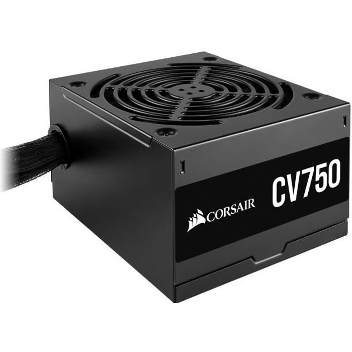 CORSAIR Bloc d'alimentation CV750, Dual EPS, 80 PLUS Bronze (CP-9020237-EU)