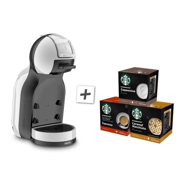 KRUPS Nescafé Dolce Gusto YY4497FD Mini Me Machine à café expresso, Pression 15 bars, Curseur de dosage, Cafetière dosettes, Gris