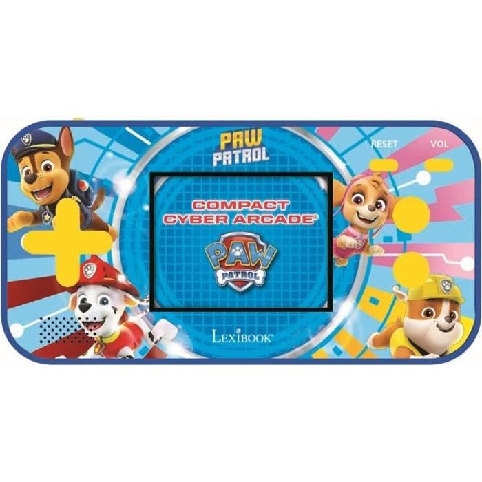 PAT' PATROUILLE Console de jeux portable enfant Compact Cyber Arcade® LEXIBOOK - 150 jeux