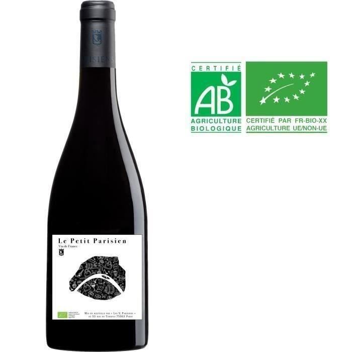 Les Vignerons Parisiens Le Petit Parisien Vin de France - Vin rouge de Paris - Bio