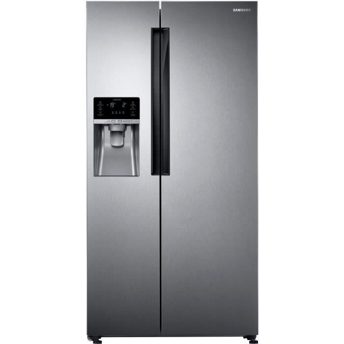 SAMSUNG RS58K6307SL-Réfrigérateur américain-575 L (395 + 180 L)-Froid ventilé intégral-A+-L 90,8 x H 182,5 cm-Inox premium