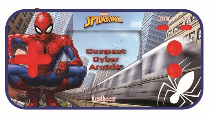 SPIDER-MAN Console de jeux portable enfant Compact Cyber Arcade® LEXIBOOK - 150 jeux