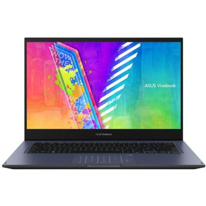 PC Portable ASUS Vivobook TP1400KA-BZ077WS - 14- HD Tactile - Pentium N6000 - RAM 4Go - 128Go eMMC - NumPad - Windows 11S - Office