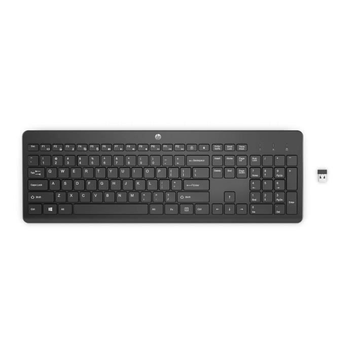 Clavier sans fil HP 230 - Noir - AZERTY