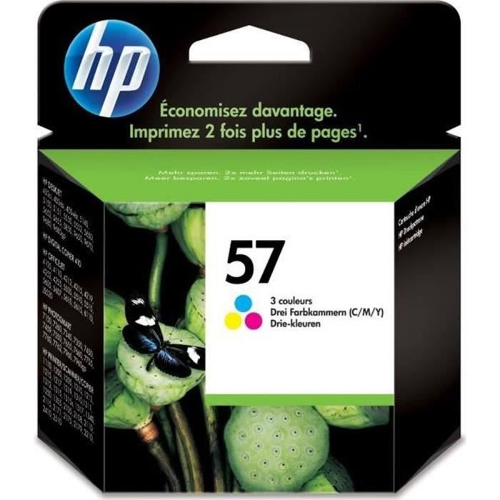 HP 57 Cartouche dencre trois couleurs authentique (C6657AE) pour HP PSC 1217/1311/1355