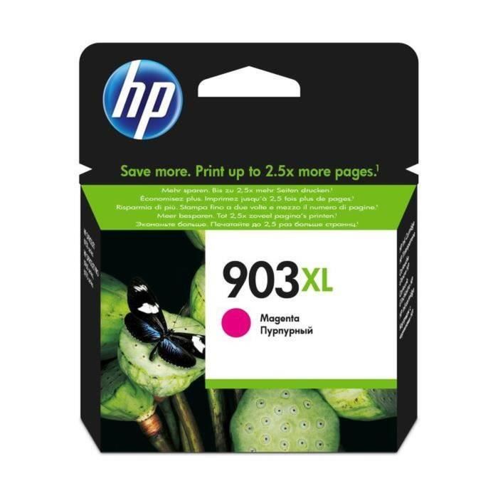 HP 903XL Cartouche dencre magenta grande capacité authentique (T6M07AE) pour HP OfficeJet Pro 6950/6960/6970