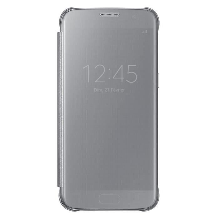Samsung Clear View Cover S7 Doré - vue 2