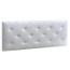 Tête De Lit Carla En Simili Cuir Blanc - 160x60 Cm - Design Doux Et Moderne