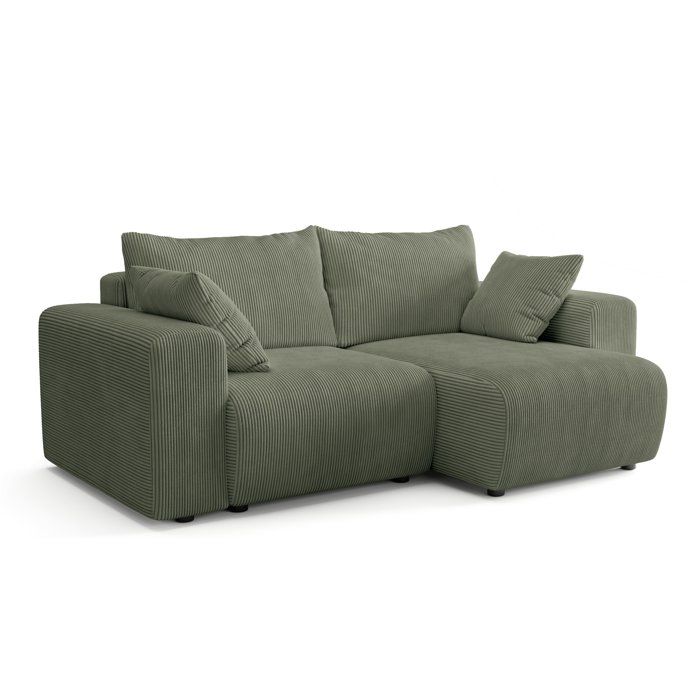 Canapé fixe d'angle réversible 4 places BOGOTA Tissu 227 x 138 x... - vue 2