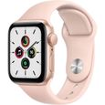 Apple Watch SE GPS - 40mm Boîtier aluminium Or - Bracelet Rose des Sables (2020) - Reconditionné - Excellent état-0