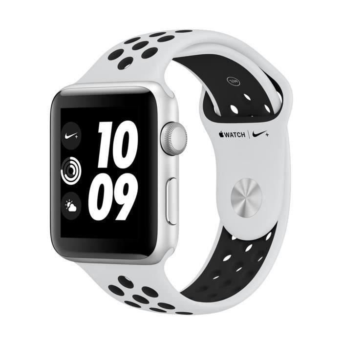 Apple Watch Nike+ GPS Boîtier 42 mm Aluminium Bracelet Nike 2017