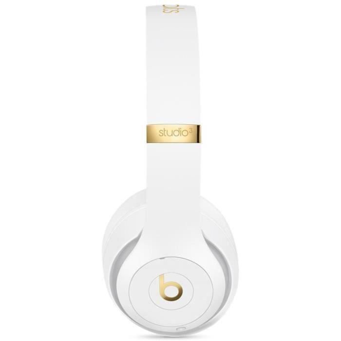 BEATS STUDIO3 Casque Bluetooth - White - Reconditionné - Excellent