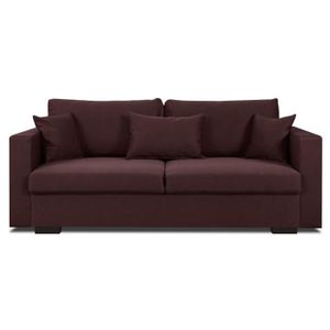 Canapes Droit Convertibles 3 Places En Tissus Achat Vente Pas Cher