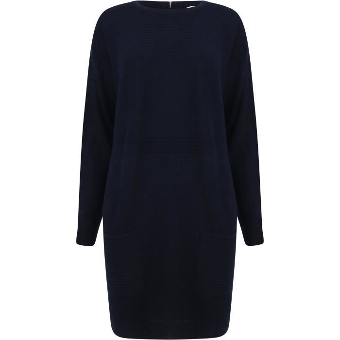 robe pull bleu marine