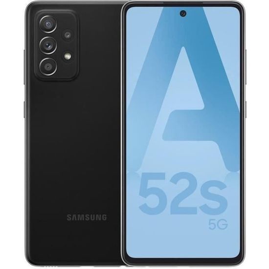 SAMSUNG Galaxy A52s 128Go 5G Noir (2021) - Reconditionné - Etat correct