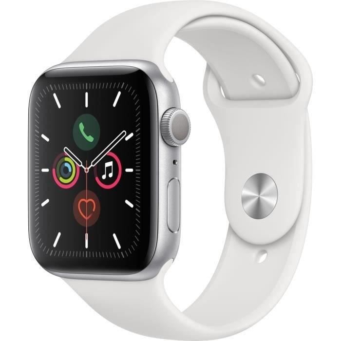 Apple Watch Series 5 GPS 44 mm Boîtier aluminium Or Bracelet / 2019 Etat correct - vue 3