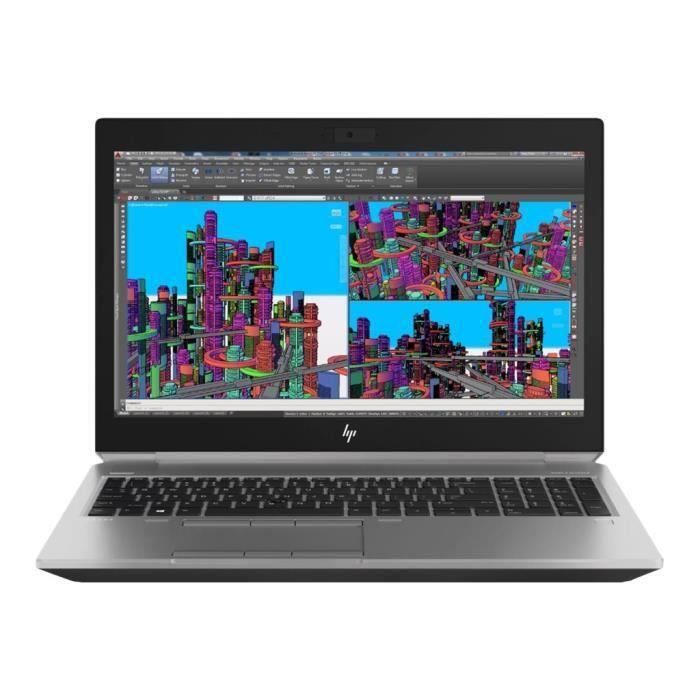 HP Ordinateur portable ZBook 15 G5 Mobile Workstation - Core i7 8750H / 2.2 GHz - Win 10 Pro (2018) - Reconditionné - Etat correct