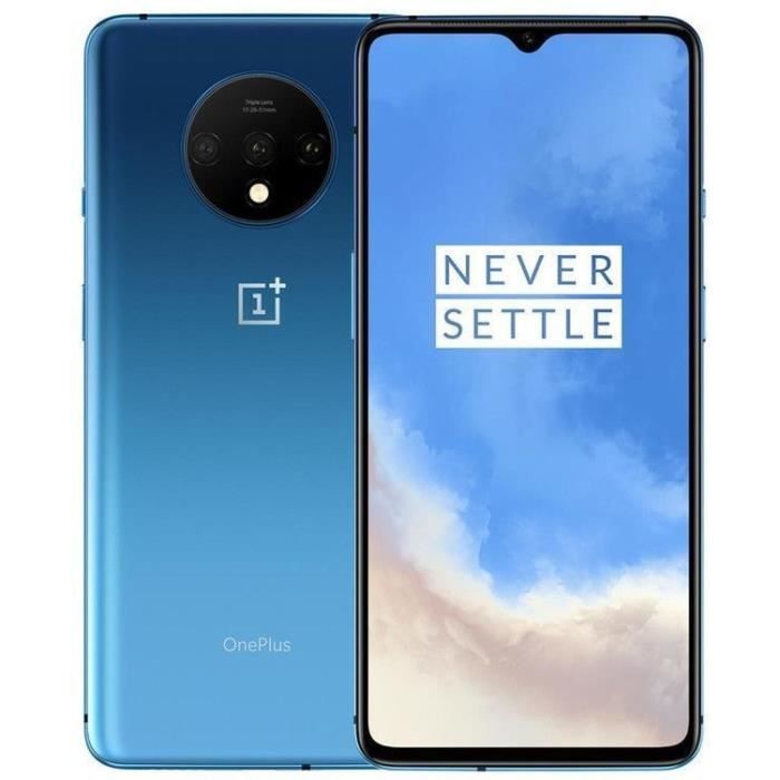 ONEPLUS 7T Double SIM 128 Go Bleu Glacier - Reconditionné - Etat correct