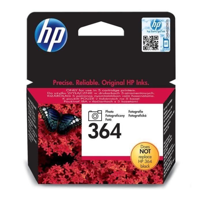 HP 364 Cartouche dencre photo authentique (CB317EE) pour HP Photosmart C310/C5380