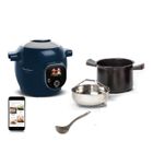 Moulinex Cookeo, Multicuiseur, 150 recettes, Rapide, 6 L, 6 personnes, Bleu, Louche incluse, YY5137FB