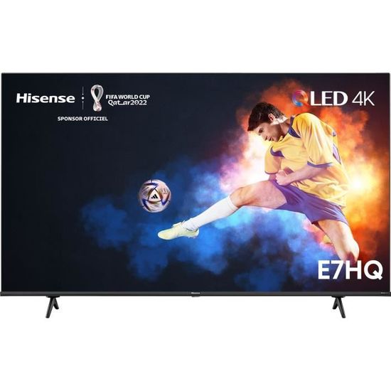 TV QLED HISENSE 43E7HQ - 4K - 43" (109cm) - Dolby Audio/Vision - Smart TV - 3x HDMI 2.0
