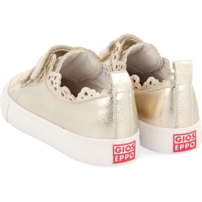 GIOSEPPO Chaussures Semelle Fleurie Fermeture Scratch Jaune Dor