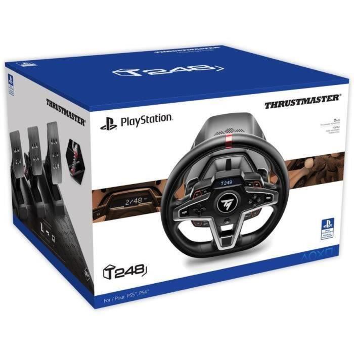 Pack THRUSTMASTER T248 Volant de Course et Pédales Magnétiques, PS5, PS4,  PC + Gran Turismo 7 - Jeu PS4 - Cdiscount Informatique