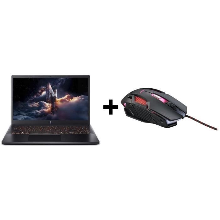 PC Portable Gamer ACER Nitro V 15 ANV15-52-50K6 - Win 11 - 156 FHD IPS 165Hz -RTX 5050 -Core i5-13420H -16Go -512Go +Souris Gamer