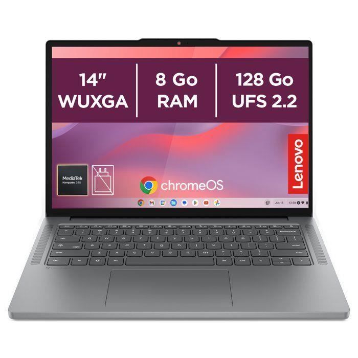PC Portable Chromebook LENOVO 14M8911 Chrome OS - 14 WUXGA - MTK 540 - RAM 8 Go - Stockage 128Go - AZERTY