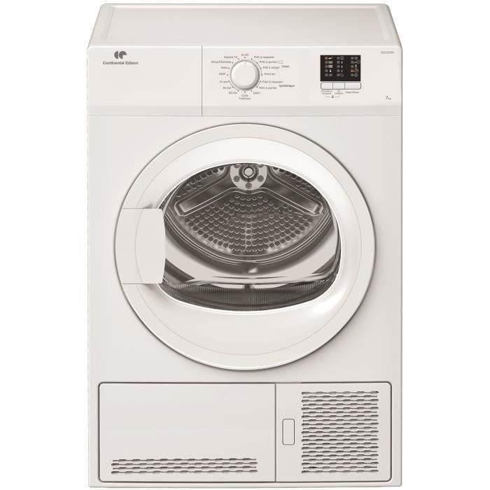 A Combien De Degrés Laver Le Linge Blanc Continental Edison Ceslce7w1 Seche Linge Frontal 7 Kg Condensation Classe B Blanc Hublot Verre Blanc Achat Vente Seche Linge Cdiscount
