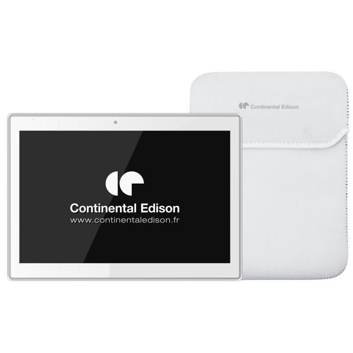  Tablette tactile 10.1'' Blanche - Housse