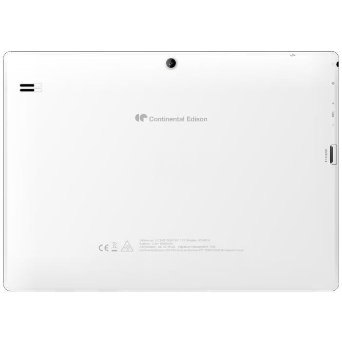  Tablette tactile 10.1'' Blanche - Housse2