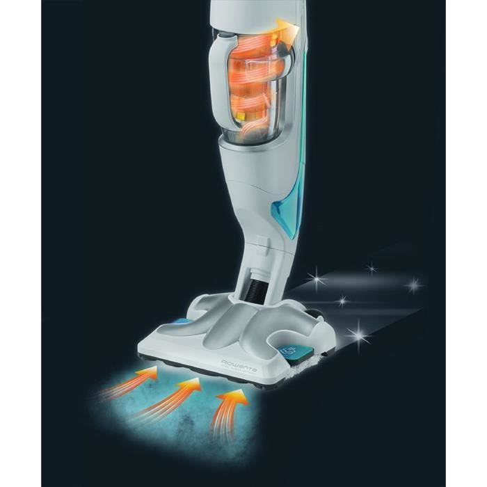 ROWENTA NETTOYEUR VAPEUR 2EN1 CLEAN&STEAM ALL FLOORS assainissant anti- bactérien, Sans Produits Chimiques, Aspirateur Balai, 1700 W, Tapis, Moquettes, Carrelage RY7597WH ROWENTA NETTOYEUR VAPEUR 2EN1 CLEAN&STEAM ALL FLOORS assainissant anti- bactérien, Sans Produits Chimiques, Aspirateur Balai, 1700 W, Tapis, Moquettes, Carrelage RY7597WH