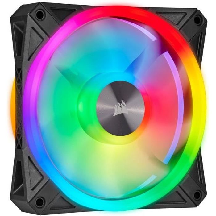 CORSAIR Ventilateur iCUE QL120 RGB - Diamètre 120mm (CO-9050097-WW)