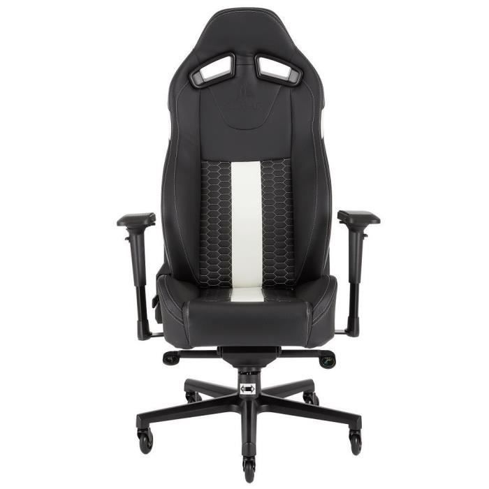 CORSAIR Fauteuil T2 ROAD WARRIOR - Noir et Blanc (CF-9010007-WW)