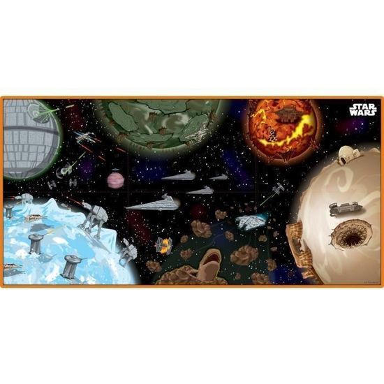 Tapis De Dégâts Star Wars Unlimited - Blanc - Accessoire Jeu De Cartes Officiel