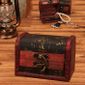Coffret à Bijoux Boîte de Rangement avec Cadenas Vintage pour Ranger