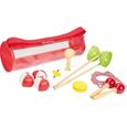 JEUJURA Pack de jeux d'adresse : diabolo, bilboquet, corde à sauter, yoyo, toupie, trois balles de jonglage-0
