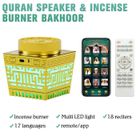 TELAWAH Aromathérapie coranique et Azan Brûleur portatif diffuseur d'en Arôme Avec éclairage de nuit